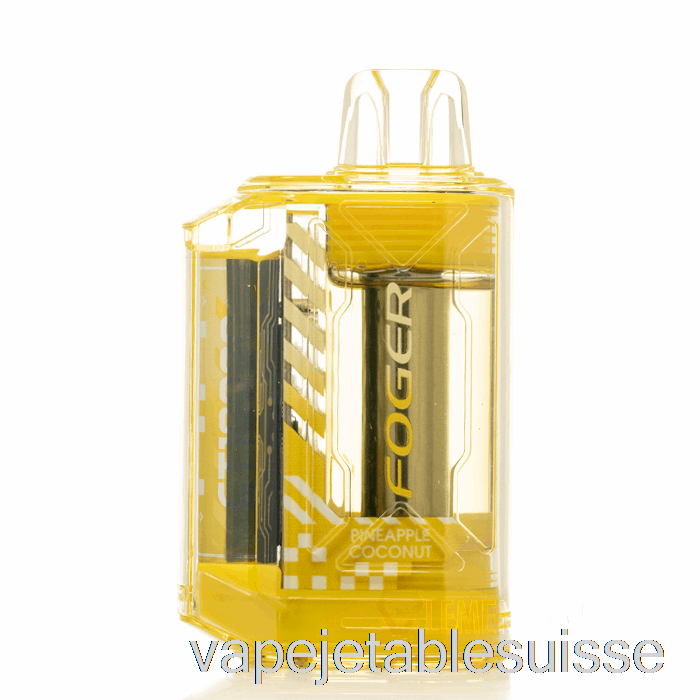 Vape Suisse Foger Ct10000 Jetable Ananas Noix De Coco